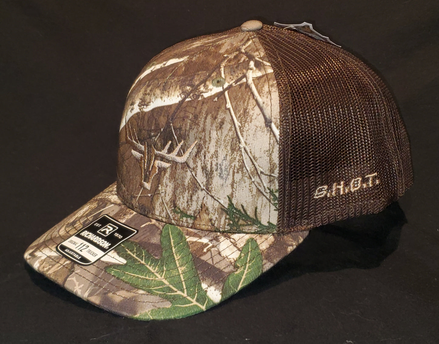 Realtree Edge Richardson 112 with Brown Mesh and SHOT Buck Logo