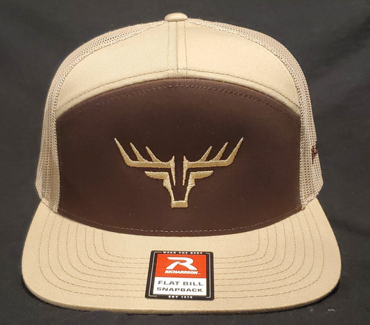 7 Panel Tan & Brown Richardson 168 with SHOT Buck Logo